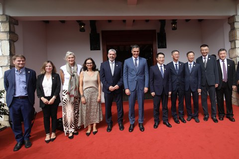 PM Pedro Sánchez visits MONDRAGON Kunshan Park, in China