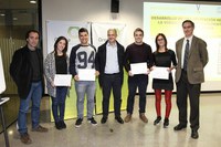 Alumnos de Ingeniería de Mondragon Unibertsitatea logran los tres primeros puestos en los premios Orona Get Up