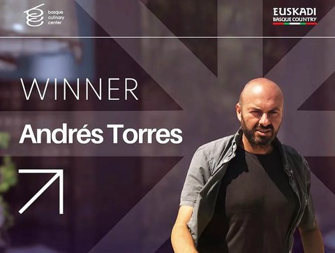 Andrés Torres, ganador del Basque Culinary World Prize 2024