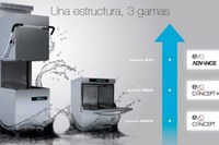 Fagor Industrial presenta su nueva generación E-VO de lavado de vajilla