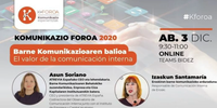 K-Foroa 2020 reflexiona sobre la comunicación interna