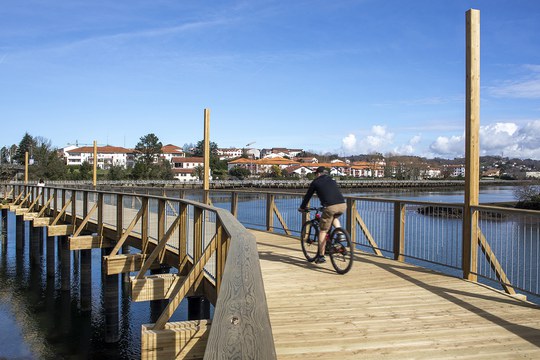 KREAN dirige las obras del nuevo itinerario ciclista y peatonal del Bidasoa