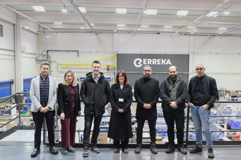 La Diputación de Gipuzkoa visita las instalaciones de Erreka para conocer sus proyectos estratégicos