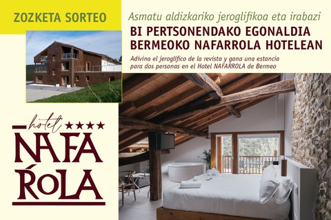 Participa en el sorteo de una estancia en el Hotel Nafarrola de Bermeo