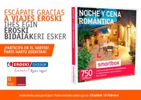 Participa en nuestro concurso y gana una noche y cena romántica gracias a Viajes Eroski