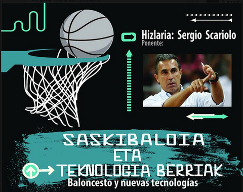 Sergio Scariolo hablará sobre "baloncesto y nuevas tecnologías" en Arrasate