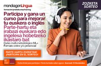 TU Lankide  y MondragonLingua te ofrecen la oportunidad de ganar un curso para mejorar tu euskera o inglés