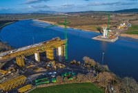 ULMA Construction interviene en la construcción del puente New Ross, el más largo del mundo en su tipología