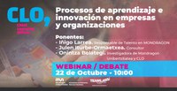 Webinar sobre el diploma 'Procesos de aprendizaje e innovación en empresas y organizaciones'