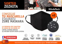 Eskuratu Covid-19 birusa ez-aktibo uzten duen maskara