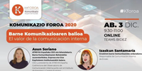 K-Foroa 2020k barne komunikazioa hizpide