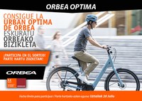 ORBEAren "Urban Optima" bizikleta zozketatzen dugu!